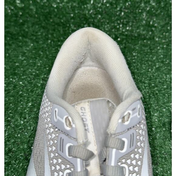 Brooks Ghost 14 Women’s Size 9.5 B Gray White Running Shoes Athletic Sneakers - Picture 9 of 13